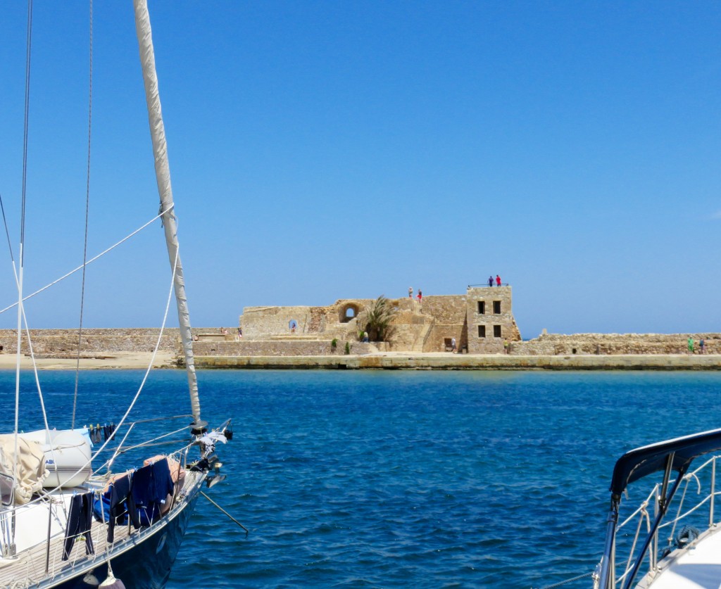 Scorcio del vecchio porto di Chania