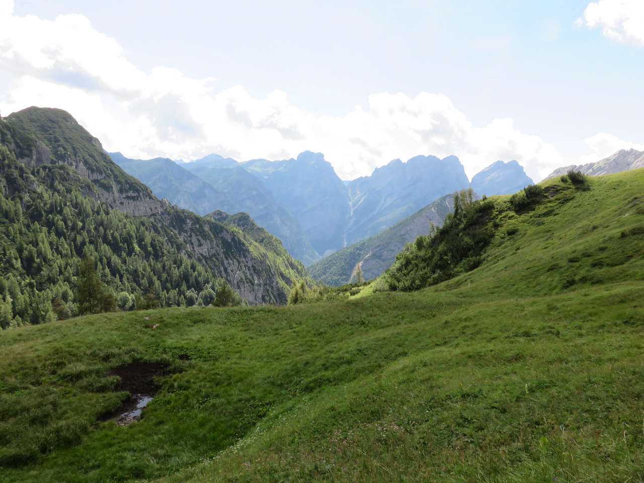 Alpi segrete, Val Cimoliana, Dolomiti friulane, Friuli Venezia Giulia, laghet de sora