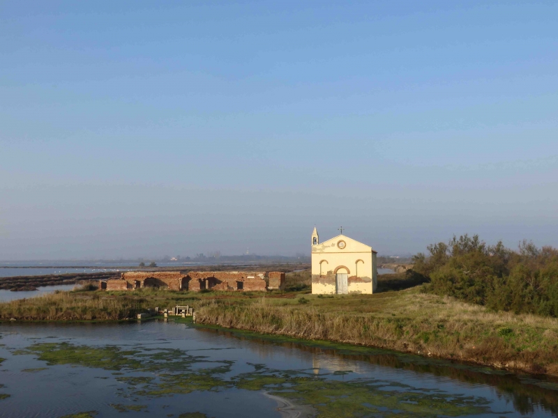 nel Delta del Po, Delta del Po, Rosolina, via delle valli