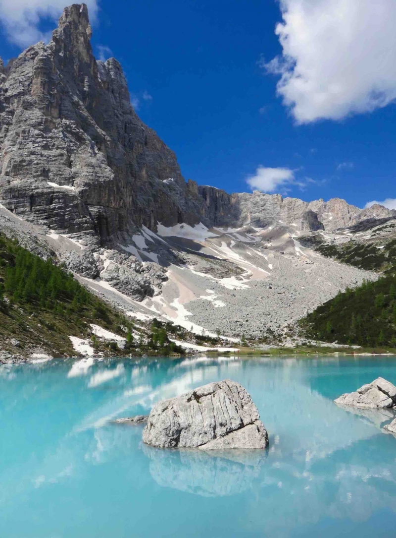 Lago di Sorapis, Dolomiti, Cadore, Italia alps, Belluno