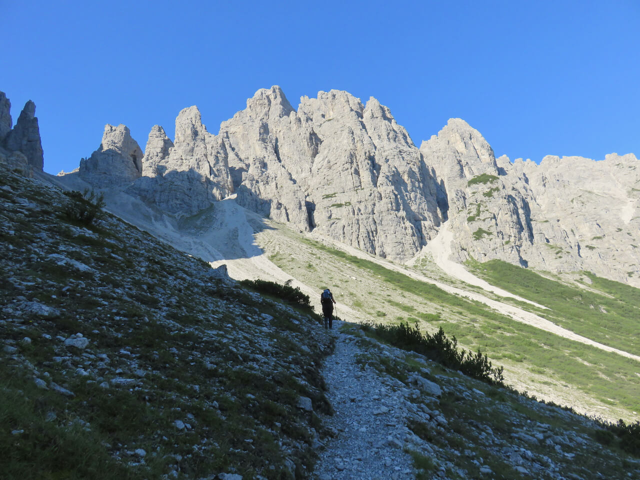 trekking Dolomiti, forcella urtisiel nelle Dolomiti del Friuli