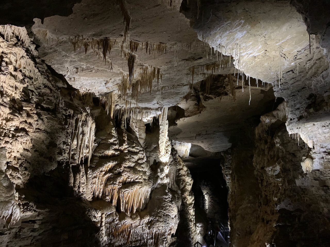 grotte di villanova, stalattiti in una grotta del Friuli