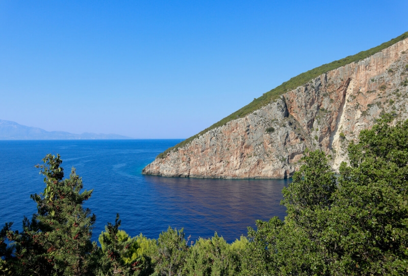 Zante non turistica, baia selvaggia Zante