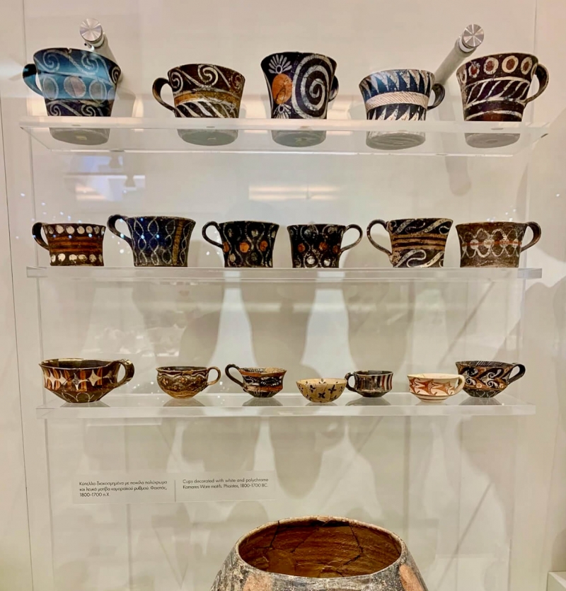 museo archeologico Heraklion, arte minoica, vasi e ceramiche