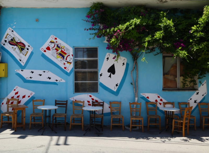  murales del kafeneio di Ano Asites, lakkos project, lakkos residency