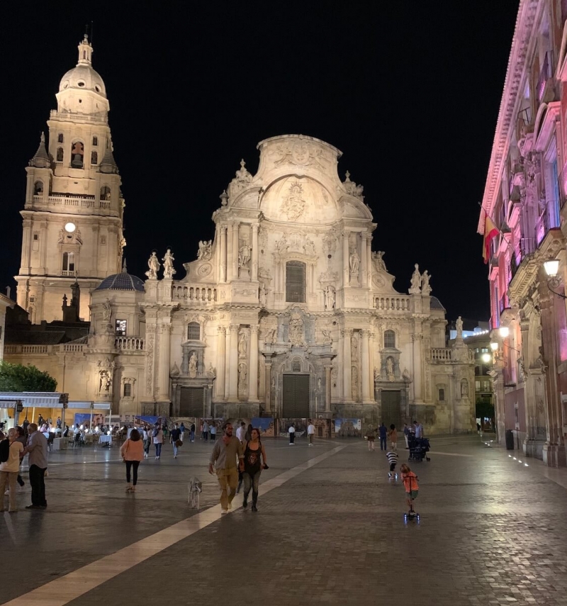 murcia, plaza cardinal belluga