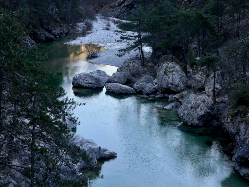  pozze smeraldine, fiume Meduna