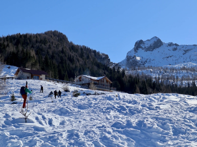  Claut, escursioni Friuli, inverno Friuli, rifugio Pradut