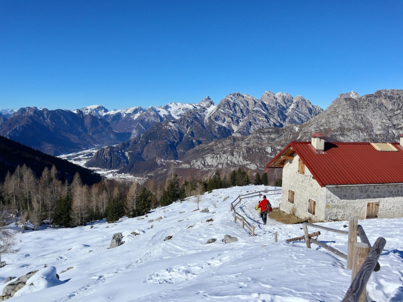 Pradut, Dolomiti Friulane, cosa fare in inverno in Friuli