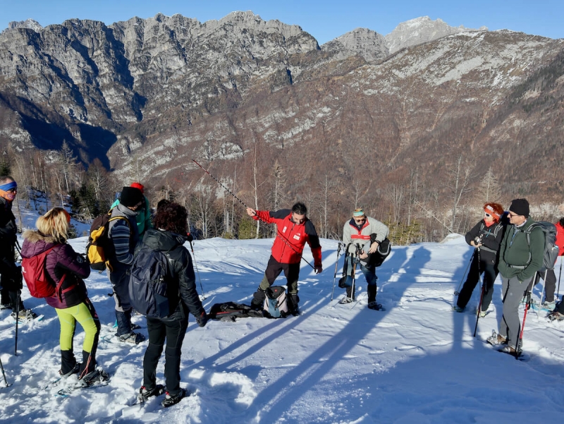  osservazione nivologica, Pradut, escursioni Dolomiti Friulane