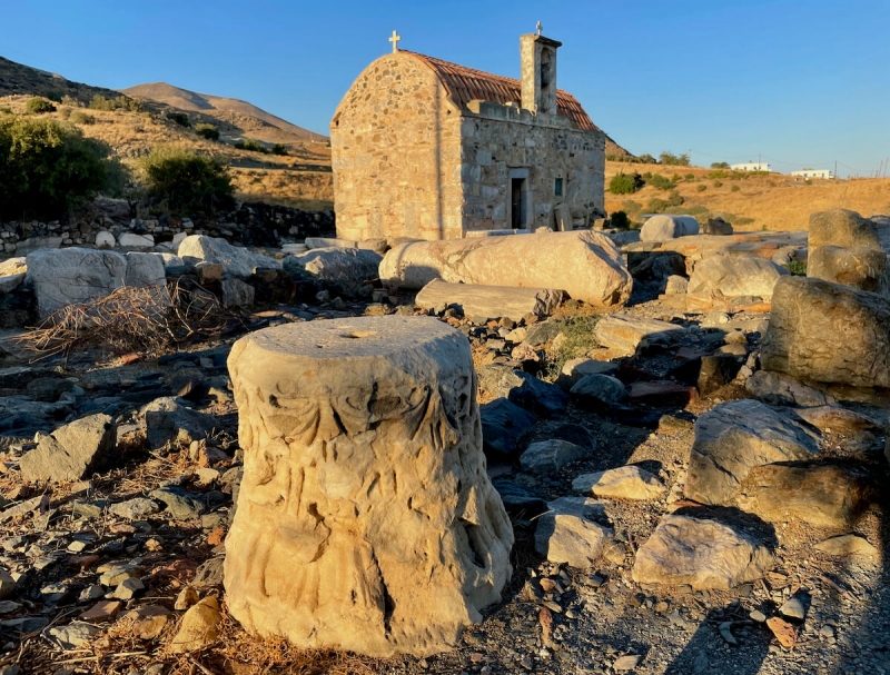 Lendas, Asklepion Creta, tempio di Aslepio a Creta