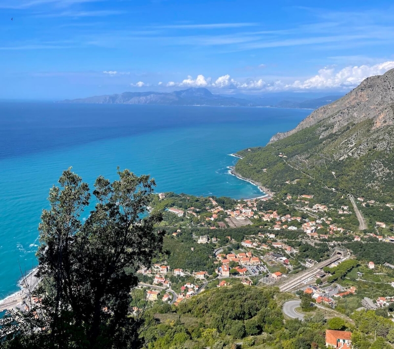  via ferrata del Cristo redentore di Maratea, vista golfo di policastro