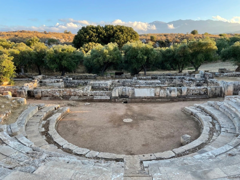 anfiteatro greco Aptera, Chania, Creta