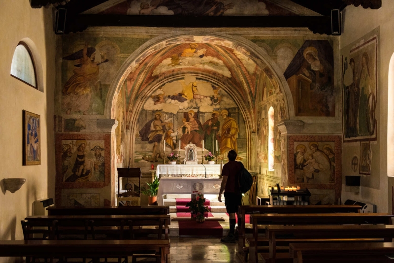 Santa Caterina a Marsure, Cammino san Cristoforo, Aviano