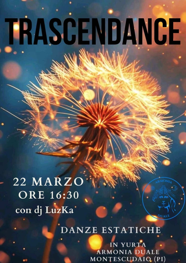  TrascenDance Armonia Duale, Toscana, Montescudaio, dj luzka